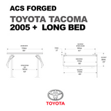 Leitner Designs ACS Forged | 05-22 Toyota Tacoma Long Bed Bed Rack Kit - Modula Racks