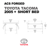 Leitner Designs ACS Forged | 05-22 Toyota Tacoma Short Bed Bed Rack Kit - Modula Racks
