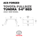 Leitner Designs ACS Forged | 22+ Toyota Tundra 5'6" Bed Bed Rack Kit - Modula Racks