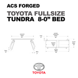 Leitner Designs ACS Forged | 07-21 Toyota Tundra 8' Bed Bed Rack Kit - Modula Racks
