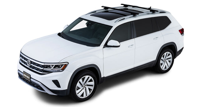 Rhino-Rack Vortex SX Roof Rack | VOLKSWAGEN Atlas 5dr SUV With Elevated Roof Rails 18 to 20 Roof Rack Kit - Modula Racks