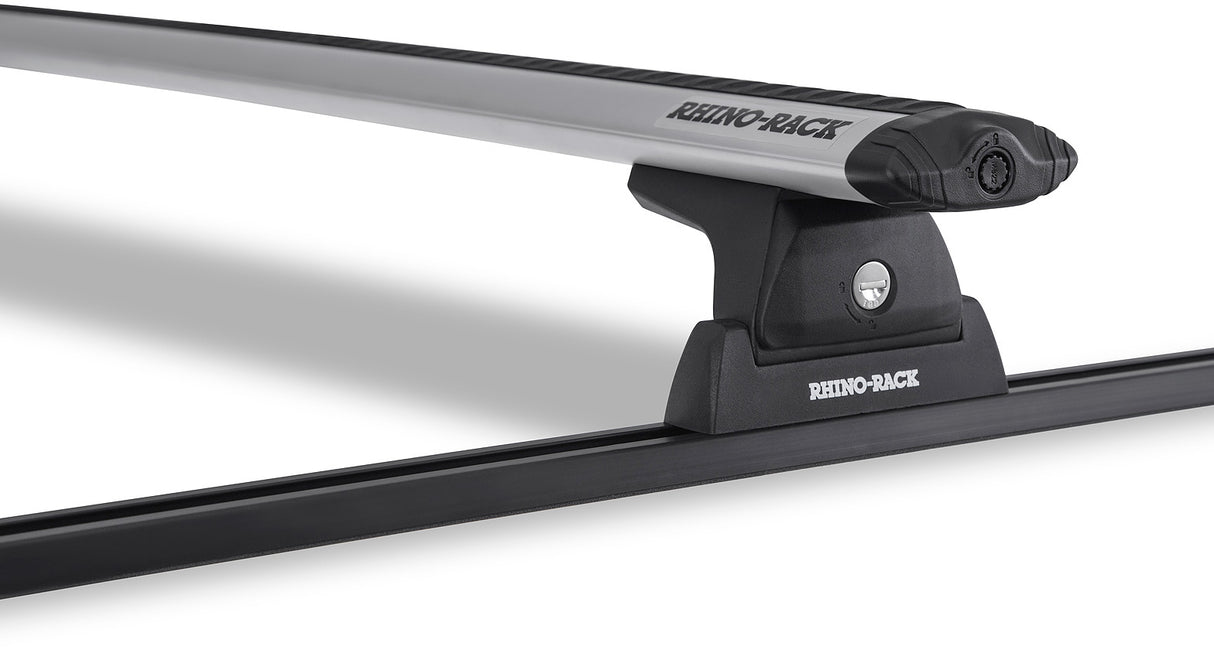 Rhino-Rack Vortex RLT600 Trackmount Roof Rack | FORD F450 4dr Pick Up Crew Cab 08 to 16 Roof Rack Kit - Modula Racks