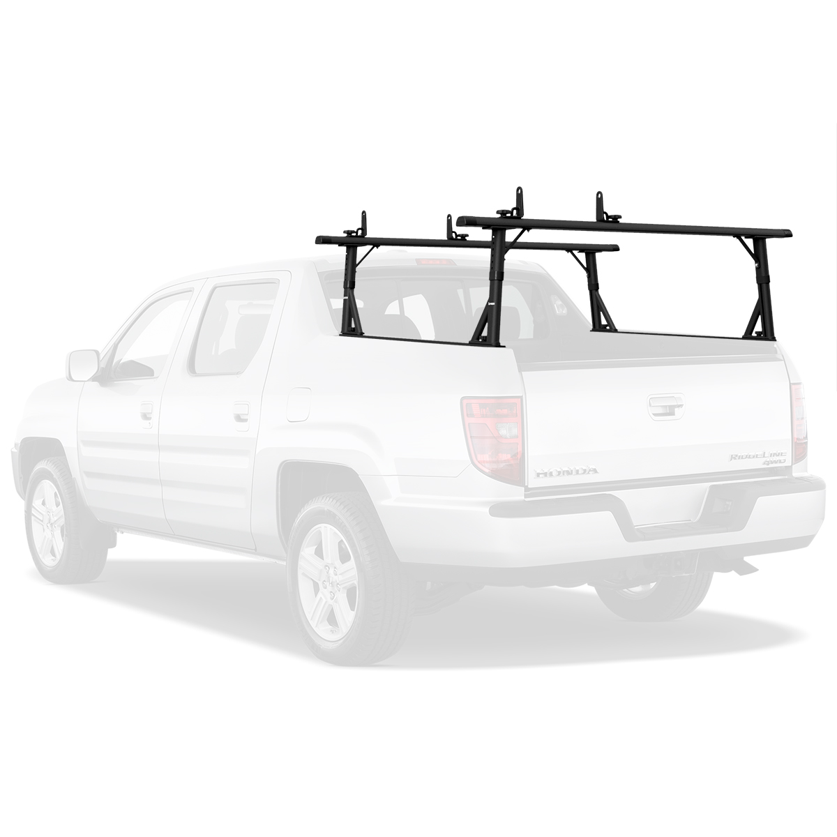 Vantech P3000 | Honda Ridgeline 2005-2015 | Black | 65" Bed Racks - Modula Racks