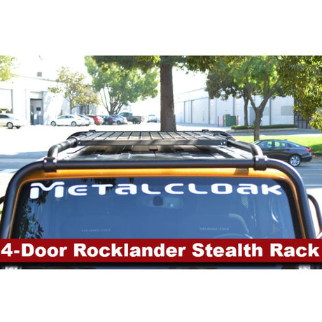 Adventure Rack Systems 4-Door Rocklander Stealth Rack System | JK Wrangler Roof Rack Kit - Modula Racks