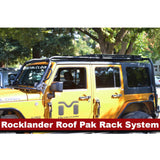 Adventure Rack Systems 4-Door Rocklander Roof Pak Rack System | JK Wrangler Roof Rack Kit - Modula Racks