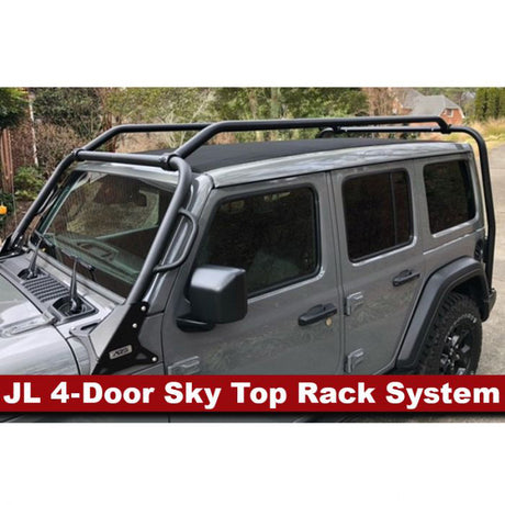 Adventure Rack Systems 4-Door Rocklander Sky Top Rack System | JL Wrangler Roof Rack Kit - Modula Racks
