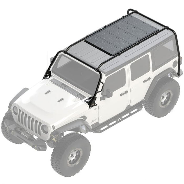 Adventure Rack Systems 4-Door Rocklander Stealth Rack System | JL Wrangler Roof Rack Kit - Modula Racks