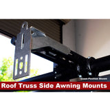 Adventure Rack Systems 2" Roof Truss Side Awning Mounts, JK Wrangler | JL Wrangler | JT Gladiator Rack Accessory - Modula Racks