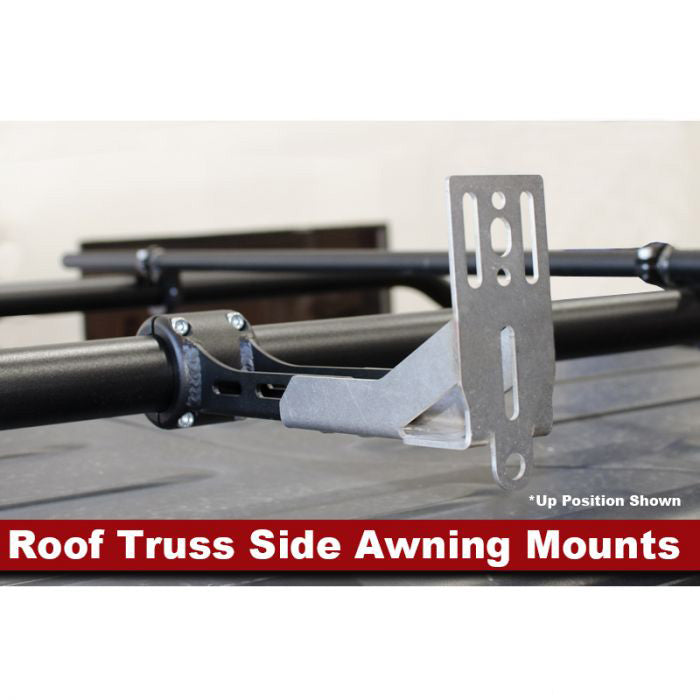 Adventure Rack Systems 2" Roof Truss Side Awning Mounts, JK Wrangler | JL Wrangler | JT Gladiator Rack Accessory - Modula Racks