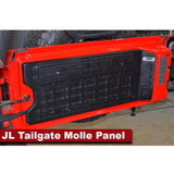 Adventure Rack Systems JL Wrangler Tailgate Molle Panel Molle Panel - Modula Racks