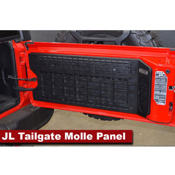 Adventure Rack Systems JL Wrangler Tailgate Molle Panel | Cargo Management