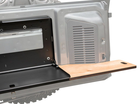Front Runner Drop Down Tailgate Table | Ford Bronco Camp Kitchen - Modula Racks