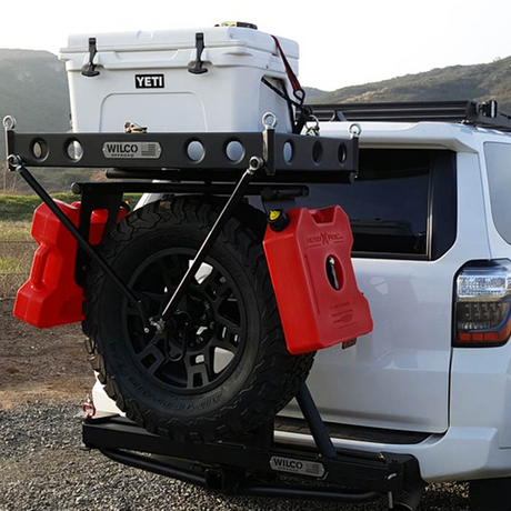 Wilco Offroad Hitchgate Max Dual Rotopax Mount Tire Mount Accessory - Modula Racks